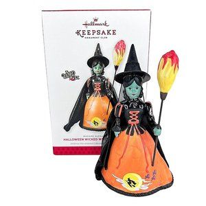 Hallmark Ornament Halloween Wicked Witch Of The West Madame Alexander Wizard Oz